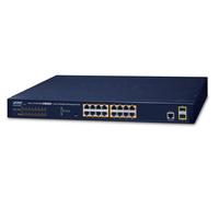 PLANET GS-4210-16P2S network switch Managed L2/L4 Gigabit Ethernet (10