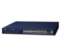 Planet GS-4210-24P2S IPv4. 24-Port Managed 802.3at