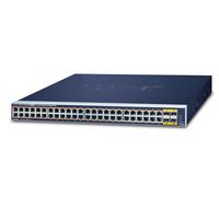 Cablenet 48 Port Managed 802.3at PoE+ Giga Switch + 4 Port 100/1000X S