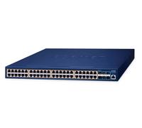 Planet Layer 3 48-Port 10/100/1000T 802.3at PoE + 6-Port 10G SFP+, W128456348 (802.3at PoE + 6-Port 10G SFP+ Managed Ethernet Switch (600W PoE Budget, Hardware-Based Layer 3 RIPv1/v2) ,)
