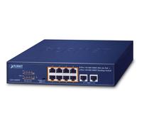 Planet Unmanaged Gigabit Switch GSD-1008HP 10" 10P 8 PoE+ 120W