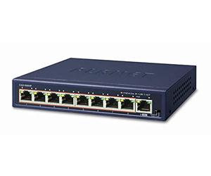 Planet GSD-908HP Managed Gigabit Ethernet Network Switch (10/100/1000) Black Power over Ethernet (PoE) - Network Switches (Managed, Gigabit Ethernet (10/100/1000), Ethernet Connection, Supports Power over this Port (PoE))