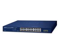 Planet GSW-2620HP 19" 24-Port 10/100/1000T