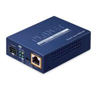 Planet 1-Port 100/1000X SFP to 1-Port 10/100/1000T 802.3bt, W128405317 (1-Port 10/100/1000T 802.3bt PoE++ Media Converter)