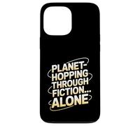 Planet-Hopping Through Fiction Alone Astronomy Book Lover Case for iPhone 13 Pro Max