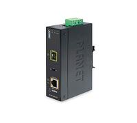 Planet IGTP-805AT - PoE Media Converter Industrial PoE Gigabit Media Converter, SFP, 10/100/1000Base-T to SFP Open Slot, PoE 802.3at