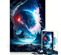 Planet Inside 1000 Piece Jigsaws for Adults Puzzle Strengthen Memory Warm Time Clean Edge (38x26cm)