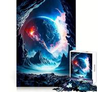 Planet Inside 1000 Piece Jigsaws for Adults Puzzle Strengthen Memory Warm Time Clean Edge (38x26cm)