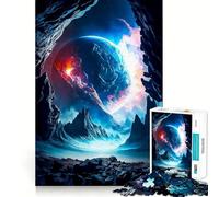 Planet Inside Jigsaw Puzzles for Teenagers 1000 Pieces Wise Think Toy Leisure Fun Clear Cut Wall Art Decor (38x52cm)