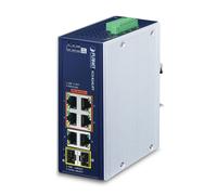 Planet IP30 Industrial 4-Port 10/100/1000T 95W 802.3bt PoE , W125796063 (10/100/1000T 95W 802.3bt PoE + 2-Port 10/100/1000T IP30 Industrial 4-Port, Unmanaged, Gigabit Ethernet)