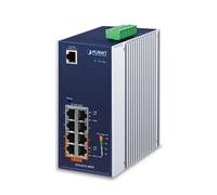 Planet IP30 Industrial L2/L4 4-Port 10/100/1000T 802.3at PoE, IGS-4215-4P4T (10/100/1000T 802.3at PoE + 4-Port 10/100/1000T Managed Switch (-40~75 degrees C), dual redundant power)
