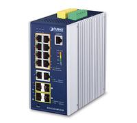 PLANET IP30 Industrial L2+/L4 8-Port Managed L2+ Gigabit Ethernet (10/