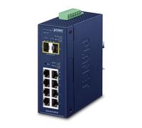 PLANET IP30 Industrial L2/L4 8-Port Managed L2/L4 Gigabit Ethernet (10