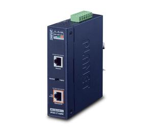 Planet IP30, Industrial Single-Port 10/100/1000Mbps 802.3bt Ultra, IPOE-171-60W (10/100/1000Mbps 802.3bt Ultra PoE Injector (60 Watts, Legacy Mode Support, PoE Usage LED, -40 to 75 C))
