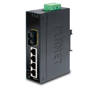 Planet IP30 Slim Type 4-P Industrial Ethernet Switch + 1-Port, ISW-511S15 (Ethernet Switch + 1-Port 100Base-FX(15KM) (-10-60 C))