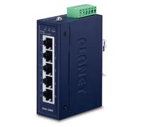 PLANET ISW-500T network switch Unmanaged Fast Ethernet (10/100) Blue