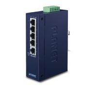 PLANET ISW-501T network switch Unmanaged L2 Fast Ethernet (10/100) Blue