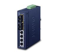 Planet ISW-621T network switch Unmanaged L2 Fast Ethernet (10/100) Blue