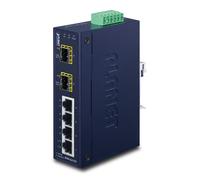 PLANET ISW-621TF network switch Unmanaged L2 Fast Ethernet (10/100) Blue