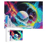 planet jigsaw puzzles 300 pcs,frozen wasteland puzzle for adults kids,whimsical challenge toy educational games home decoration for gifts.