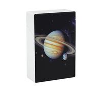Planet Jupiter Cigarette Case for Regular King Size 85mm 20 Capacity Push to Open Hard Shell Cigarette Box Portable & Waterproof Cigarettes Case for Men Women Pocket Cigarettes Holder, Cig Accessories