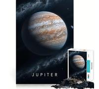 Planet Jupiter in Space 1000 Piece Jigsaw Puzzles for Adults Mind Skill Toy Casual Relax Design Assembly Art Collection Piece (50x75cm)