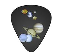 Planet Jupiter Printed Guitar Picks,12 Pack Personalized Guitar Picks For Bass Acoustic Guitar Electric Guitar Includes 0.46mm/0.71mm/ 0.96mm