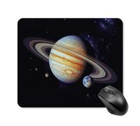 Planet Jupiter Square Mouse Pad Portable Computer Mousepad with Non-Slip Rubber Base 25 * 30cm Ultra-Thin Gaming Mouse Mat for Computer Laptop Office Desk Accessories