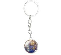 Planet Key Trailer-Lights in the Dark with Solar System Design, Key Rack Planet Solar System | Three-Dimensional Trailer for Women and Men, Decoration for Backpack, Car, Gift Idea for Astronomy Fans