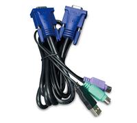 PLANET KVM-KC1-3 KVM cable Black. Blue 3 m