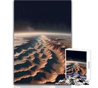 Planet Mars Space Puzzles for Teenagers 1000 Pieces Problem Solving Educational Fun Wonderful Thoughtful Present Option Size 38x26cm