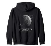 Planet Mercury Orbit Space Celestial Chart Zip Hoodie