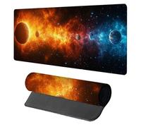 Planet Mouse Mat, Mouse Pad 700x300x3mm, Desk Mat Large, XXL Gaming Mousepad, Desk Accessories Keyboard Pad, Office Accessories Gaming Mousemat, for Computers Laptop Office Large Mousemat, Blue D-8420