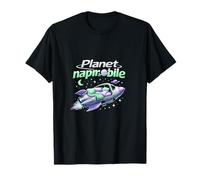 Planet Napmobile Rocket Chill Vibes Graphic T-Shirt
