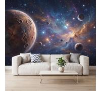 Planet Nebula Photo Wallpaper 350x256 cm | Science Fiction Astronomical Modern Non-Woven Wall mural, for living room bedroom kitchen