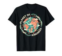 Planet of Kindness Motivational Earth Design T-Shirt