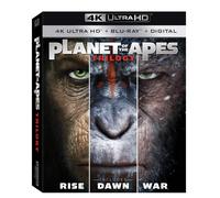 Planet of the Apes 1-3 Trilogy (4K UHD Blu-ray) Andy Serkis