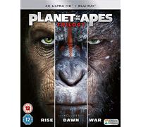 Planet Of The Apes - Trilogy (3 Films) 4K Ultra HD [2018]