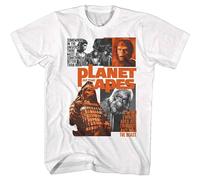 Planet of The Apes T Shirt Graphic Top Printed Shirt Short Sleeve Tee Mens White L