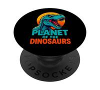 Planet of the Dinosaurs Funny Jurassic Roar Graphic PopSockets Adhesive PopGrip