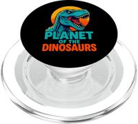 Planet of the Dinosaurs Funny Jurassic Roar Graphic PopSockets PopGrip for MagSafe