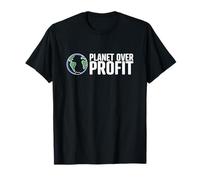 Planet over Profit - Climate Change & Global Warming T-Shirt