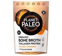 Planet Paleo Organic Bone Broth Collagen Protein Golden Turmeric 225g