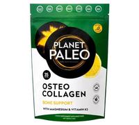 Planet Paleo Osteo Collagen Powder for Bone Health (175g, 35 Servings) Grass-Fed Bovine Collagen Peptides, with Zinc & Vitamin K2, Bone Density & Joint Health, Lemon