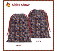 Planet Pattern Print Gift Drawstring Bag Reusable Pouch Birthday Presents Wedding Daily Organizing Events