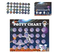 Planet Potty Training Sticker Chart 15 Pcs Toilet Training Reward Chart Reward Stickers Potty Training Reward Chart Toileting Habit for Boy Girl