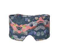 Planet Print Sleep Eye and Ear Muffs Mask - Soft & Breathable, Ideal for Travel, Meditation, and Nighttime Use