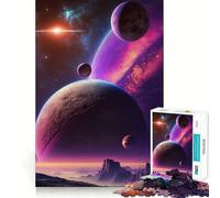 Planet Proxima Centauri B Jigsaw Puzzles for Teenagers 1000 Piece Wise Think Toy Gentle Leisure Tight Cut Santa Wish List (38x52cm)