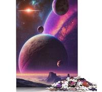 Planet Proxima Centauri B Puzzles1000 Pieces Wooden Puzzle Jigsaws for Adults Brain Teaser Puzzles For Adults 1000pcs (75x50cm)