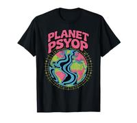 Planet Psyop Conspiracy UFO Alien Abduction Secret Agenda T-Shirt